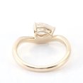 thumbnail image 3 of solitaire jewels 1.35CT Pear Moissanite Solitaire Engagement Ring For Women, 14K Yellow Gold, 3 of 6