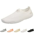 thumbnail image 3 of XIMIN Sport Shoes for Men Women Quick Dry Lightweight Design Water Swim Beach Pool Surf Hiking Kayaking Diving Yoga Outdoor Barefoot Footwear (9.5, White), 3 of 7