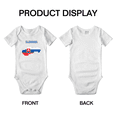 thumbnail image 3 of Slovakia Map Flag Baby Rompers Bodysuit (White, 6-12 Months), 3 of 5