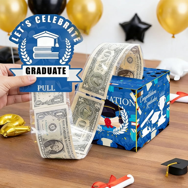 grad party card box Graduation Cap Graduation Centerpiece/Gift Card Box Ideas