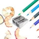 thumbnail image 5 of Lápiz de Rodillo, Lápiz de Rodillo de Metal de Doble Agujero, Sacapuntas, Lápiz de Color, Espátula para Dibujar, 5 of 7