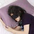 thumbnail image 5 of Unique Bargains Set of 4 Silky Satin Pillowcases Pillow Cover Mauve Travel, 5 of 8