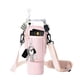thumbnail image 2 of Aganmi Water Bottle Tote With Phone Pocket Fits 40 Oz Modern Tumbler, Glitter Initial Water Bottle Holder With Adjustable Shoulder Strap, Sports Bag, 2 of 3