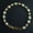 Gold, variant on Larimar Tennis Bracelet-Vintage Round