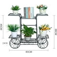 thumbnail image 5 of 6 Tier Metal Flower Succulents Pot Porch Plant Stand Rack Display Home Decor, 5 of 7