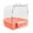 Orange, variant on Covered For Birds Bath Bird Shower Toys Bird Cage Water Dispenser For Cage Small Bird Cage Budgie Cage Accessories Small Water Dispenser Pet Sparrow for outside Decorations Metal Feeders for Outdoors