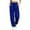 Blue, variant on Women's Baggy Sweatpants Y2K Pleated High Waist Drawstring Jogger Pants Soft Casual Street Athletic Pants with Pockets Fall Outfits White
