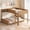 Walnut, variant on MODERNLUXE Full XL over Full XL Wood Bunk Bed with Shelves, White