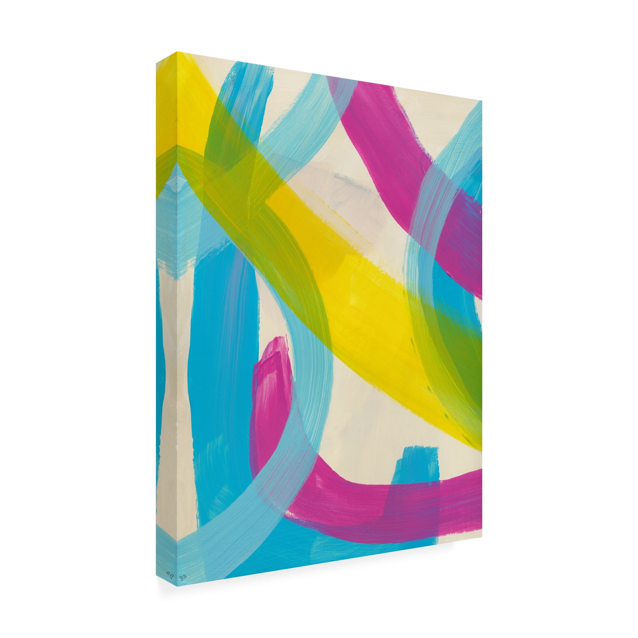 Canvas Wall Art - Bronwyn Baker 'The Script No. 1' Wall Art for Living Room, Bedroom, or Office Décor by Trademark Fine Art - 24 x 32 Inches