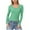 P02-Light Green, variant on Towmus Womens Long Sleeve Scoop Neck Ribbed Knit Fitted Casual Tops Tee Slim Basic Shirts, Hot Pink, M