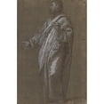 thumbnail image 3 of Cigoli (Ludovico Cardi) 17x24 Black Modern Framed Museum Art Print Titled - Standing Male Figure (C. 1610/13), 3 of 5