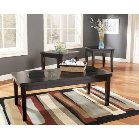 contemporary 3 pc coffee end table set living room tables