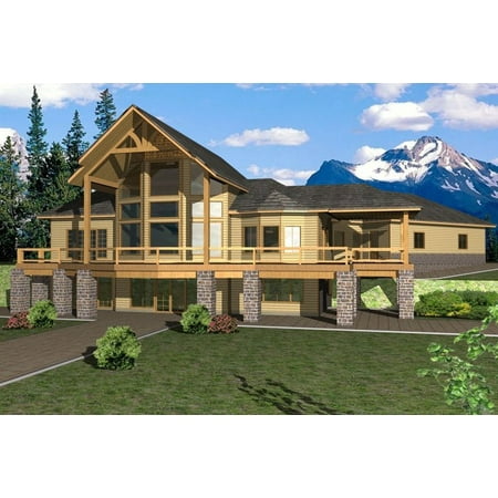 001-3244: Northwest Craftsman 3 Bed 4 Bath Luxury Home Plan 3994 Sq Ft: Full Blueprints with License to Build by Home Plan Marketplace – Lesuto