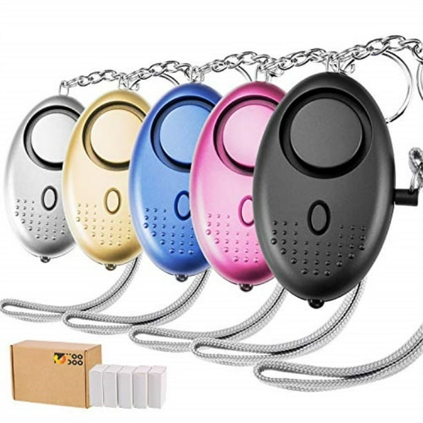 Toodoo 130 Db Safesound Personal Security Alarm Keychain Safety Emergency For Women Kids Girls Self Defense Electronic Device As Bag Decoration 5 Pack Multicolor Walmart Com Walmart Com