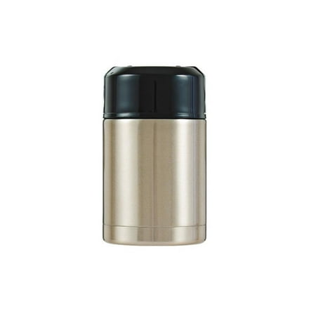 

800 ml Thermos Stainless Steel Food Flask Kids School Lunch Box（Champagne gold）
