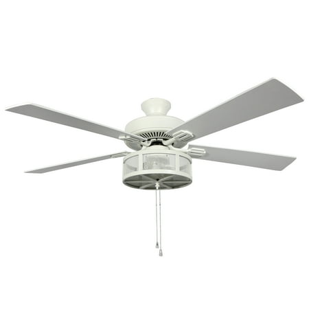 

River of Goods 52 Mae Alabaster LED Ceiling Fan with Light