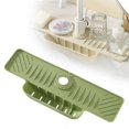 thumbnail image 5 of 3PCS Kitchen Sink Splatter Guard Silicone Draining Mat Fast Drying Stone Sink Tray Sink Faucet Mat, 5 of 5
