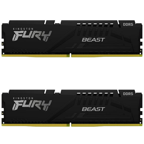 Memoria RAM DDR5 32GB 5200MT/s KINGSTON FURY BEAST 2x16GB Negro Kingston FURY BEAST