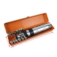 thumbnail image 3 of 7-Piece Red-Handle Impact Screwdriver Bit Set with Iron Storage Case, Chromium-Vanadium Steel Construction for Rust Screw Removal, Durable Hardware Tools Kit for DIY Enthusiasts and Professionals,, 3 of 6