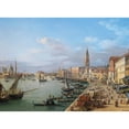 thumbnail image 3 of Roberto Roberti 14x11 Black Modern Framed Museum Art Print Titled - Riva Degli Schiavoni, Venice (1822), 3 of 5