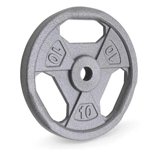 Marcy Classic Placas de agarre estándar de hierro fundido de 1"" - 10 lb