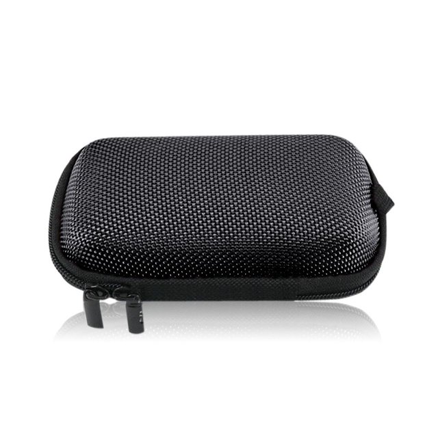 Bolsa de almacenamiento para auriculares Injueey organizador de cables negro