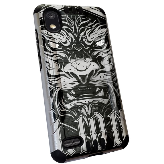 DALUX Combat Phone Case Compatible with Alcatel TCL A2 / A507DL - Stone Lion