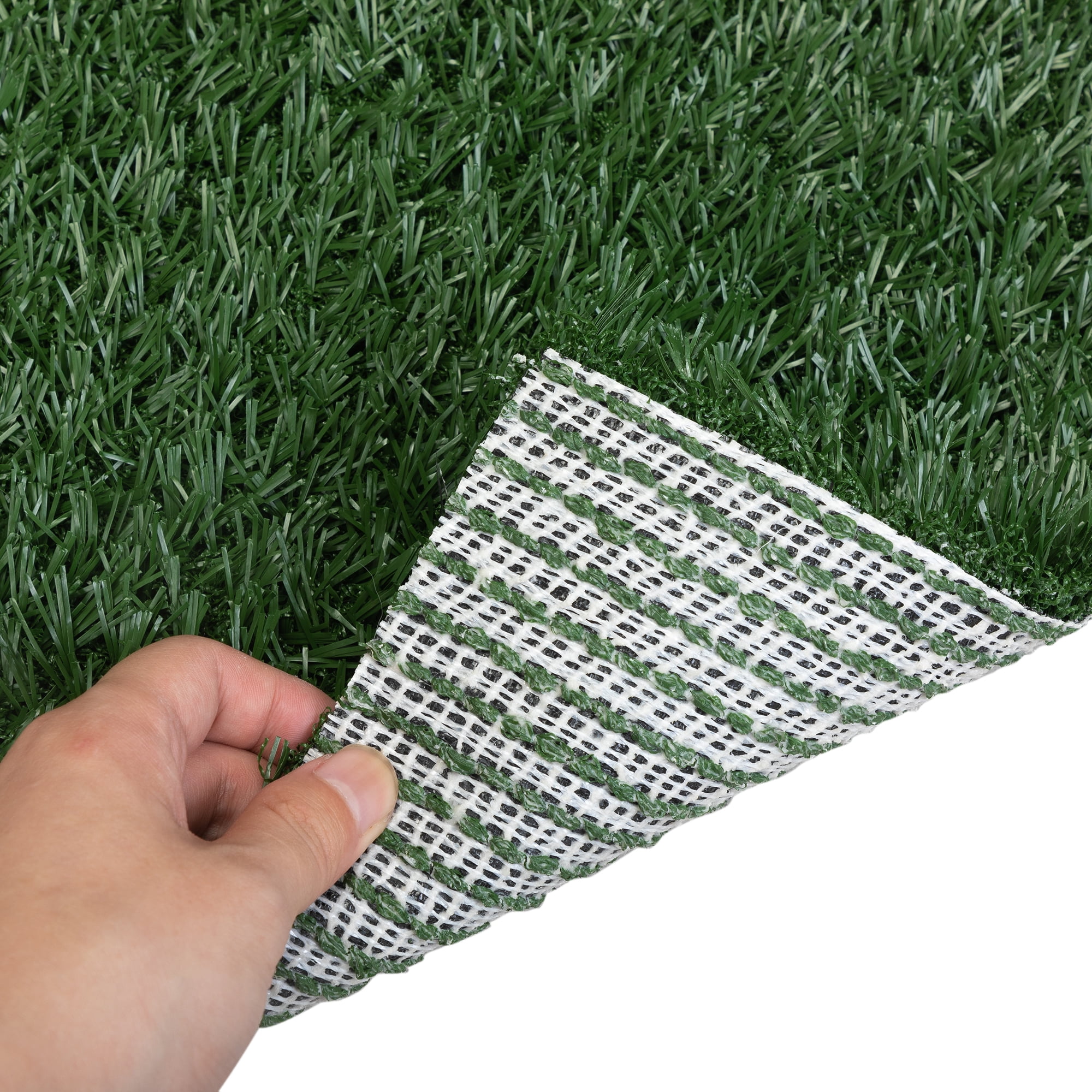 Pefilos 25" Dog Grass Puppy Pee Pad Reusable 3-Layer Training Potty Pad, 2 Piece Pack, Small Pet Toilet for Dog Housebreaking Supplies, Green Pefilos 25" Dog Grass Puppy Pee Pad Reusable 3-Layer Training Potty Pad, 2 Piece Pack, Small Pet Toilet for Dog Housebreaking Supplies, Green