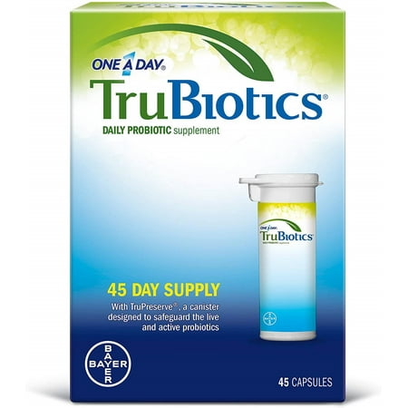 TruBiotics Daily Probiotic Supplement Capsules 45 Capsules (Pack of 4)