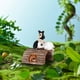 thumbnail image 2 of Ornamentos de jardín de hadas Miniatura simulada animal conejo modelo hadas micro paisaje construcción hadas jardín decoraciones accesorios, 2 of 9