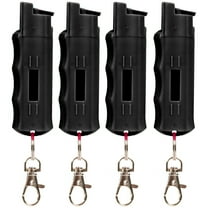 BURN Pepper Spray 1/2oz Black 4 Pack