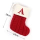 thumbnail image 3 of Calcetines de Navidad con letras personalizadas, medias de copo de nieve rojo, adornos para árboles de Navidad, bolsas de regalo, Año Nuevo, 2023, 3 of 4