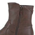 thumbnail image 3 of Cipriata Womens Tilda PU Biker Boots, 3 of 3