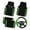 Fluorescence Green, variant on CAR GRAND Leather Steering Wheel Cover and Waterproof Carpet Car Floor Mats,Universal Fit Combo Pack Sedan,SUV,Cars, 14.5" to 15" Sporty Anti-Slip Red