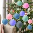 thumbnail image 3 of Fwttom 12pcs Christmas Ball Ornaments for Xmas Tree Decoration - 2.36"/6cm Shatterproof Christmas Ornaments for Party Wedding Christmas Decocrations Holiday Gifts, 3 of 6