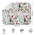 thumbnail image 2 of Multicolor Christmas Pattern Dish Drying Mat for Kitchen 1 Pack, Ultra Absorbent Microfiber Dishes Drainer Mats,18x24in(46x61cm), 2 of 4