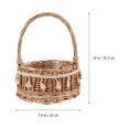 thumbnail image 2 of FENGGUIQU Rattan Fruit Basket Wood Color Flower Holding Graduation Ceremony 1Pcs, 2 of 5