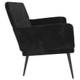 thumbnail image 2 of vidaXL Bench Black 108x79x79 cm Velvet, 2 of 5
