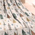 thumbnail image 3 of Multicolor Christmas Tree Pattern Blanket,Comfortable Soft Lamb Wool Throw Blanket,All Season,Warm Lightweight Blankets for Sofa Bed Couch Living Room Chair,40"x50", 3 of 4