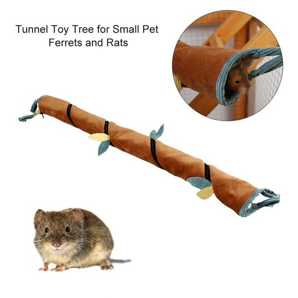 Tunnel Toy Tree for Small Pet Ferrets and Rats