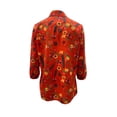 thumbnail image 4 of Sonducket Blusa informal con botones de manga larga y estampado de gasa para mujer Prendas para la parte del cuerpo Rojo SG, 4 of 6