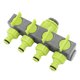 thumbnail image 1 of Desviador De Grifo De 4 Vías, 1 En 4 Salidas, Conector De Colector De Manguera De Jardín ABS Eficiente Para Riego De Jardines Y Parques, 1 of 7