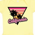 thumbnail image 4 of Inktastic California with Triangle and Palm Trees Boys or Girls Baby Bodysuit, 4 of 5