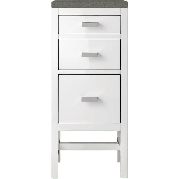 James Martin Vanities E444-Bc15-3Gex Addison 15" Side Cabinet - White