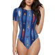 thumbnail image 1 of Balery Cute Fish Body de cuello redondo de manga corta para mujer Tops de manga corta Tops básicos-X-Large, 1 of 7