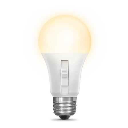 Feit A19 E26 (Medium) LED Dusk to Dawn Bulb Tunable White/Color Changing 60 Watt Equivalence 1 pk