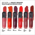 thumbnail image 4 of Revlon Ashley Graham Never Enough Lip Collection x Ultra HD Matte Lipcolor - 005 Rocking Red, 4 of 5