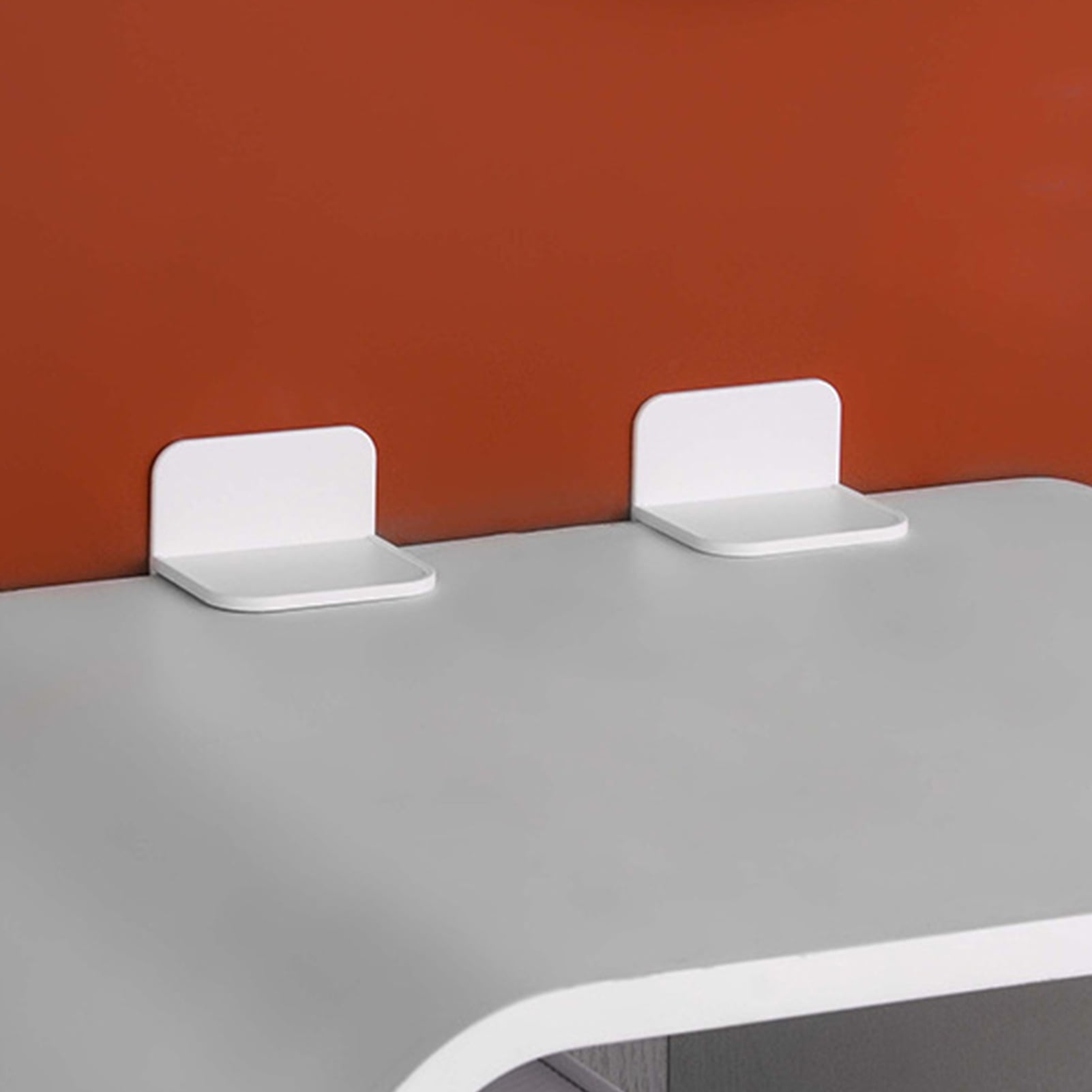 SunSunrise 1 Pair Furniture Anchors Wall Holder Tshape AntiTip HIPS