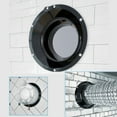 thumbnail image 2 of Duct Connector Square Flange ABS Plastic for 100-250mm Dia Hose Check Valve, 2 of 5
