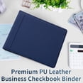 3 Ring Personal Check Binder for 3-on-a-Page End-Stub Deskbook & Small ...